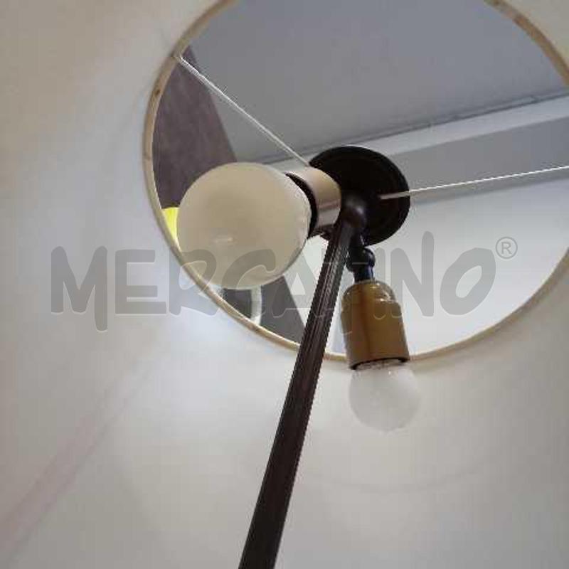 LAMPADA DA TAVOLO GRANDE BASE METALLO CON 2 LAMPADINE | Mercatino dell'Usato Domodossola 2