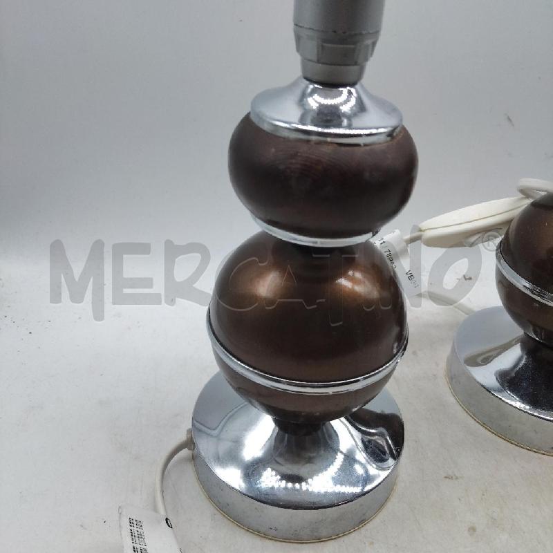 LAMPADA DA TAVOLO METALLO PARTE MARRONE VINTAGE | Mercatino dell'Usato Domodossola 3