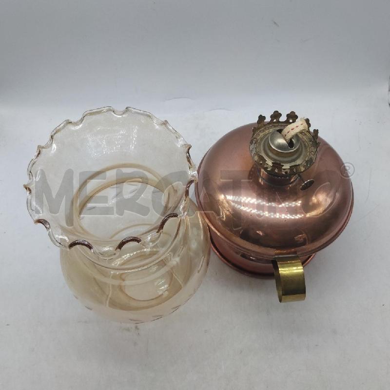 LAMPADA RAME SOTTO VETRO OLIO  | Mercatino dell'Usato Domodossola 2