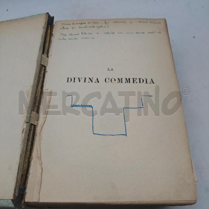 LA DIVINA COMMEDIA ED. 1917 HOELPI | Mercatino dell'Usato Domodossola 2