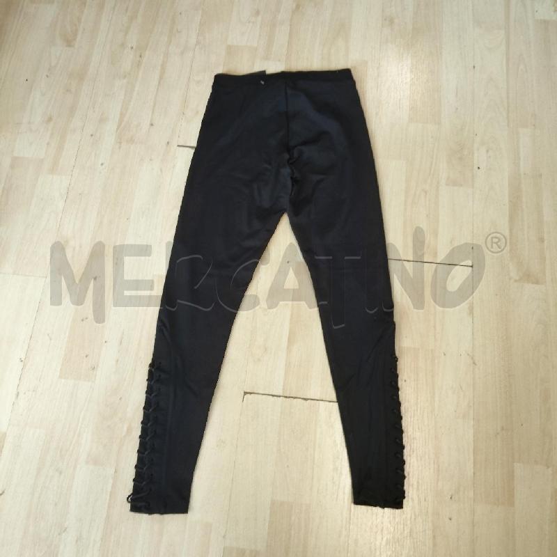 LEGGINGS DONNA ELISABETTA FRANCHI NERO LACCI SUL FONDO  | Mercatino dell'Usato Domodossola 2