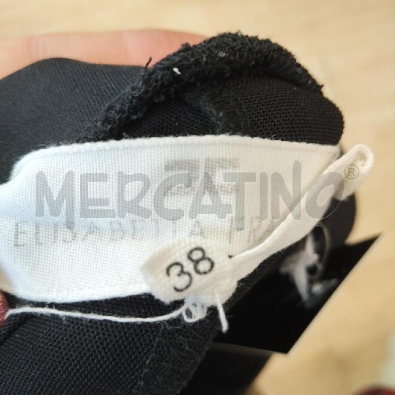 LEGGINGS DONNA ELISABETTA FRANCHI NERO LACCI SUL FONDO  | Mercatino dell'Usato Domodossola 3