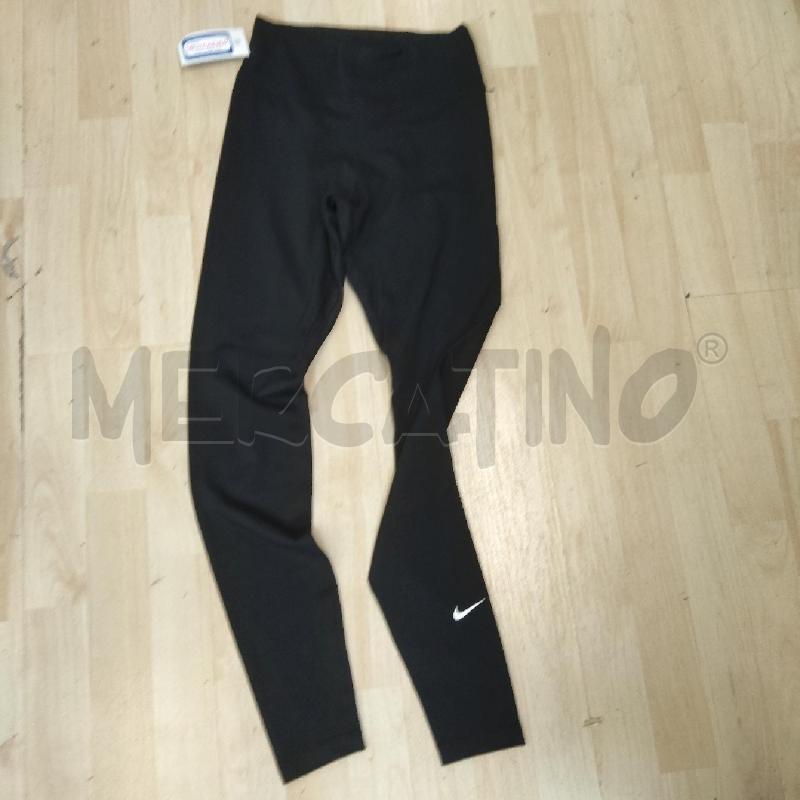 LEGGINGS DONNA NIKE NERI BAFFO BIANCO  | Mercatino dell'Usato Domodossola 1