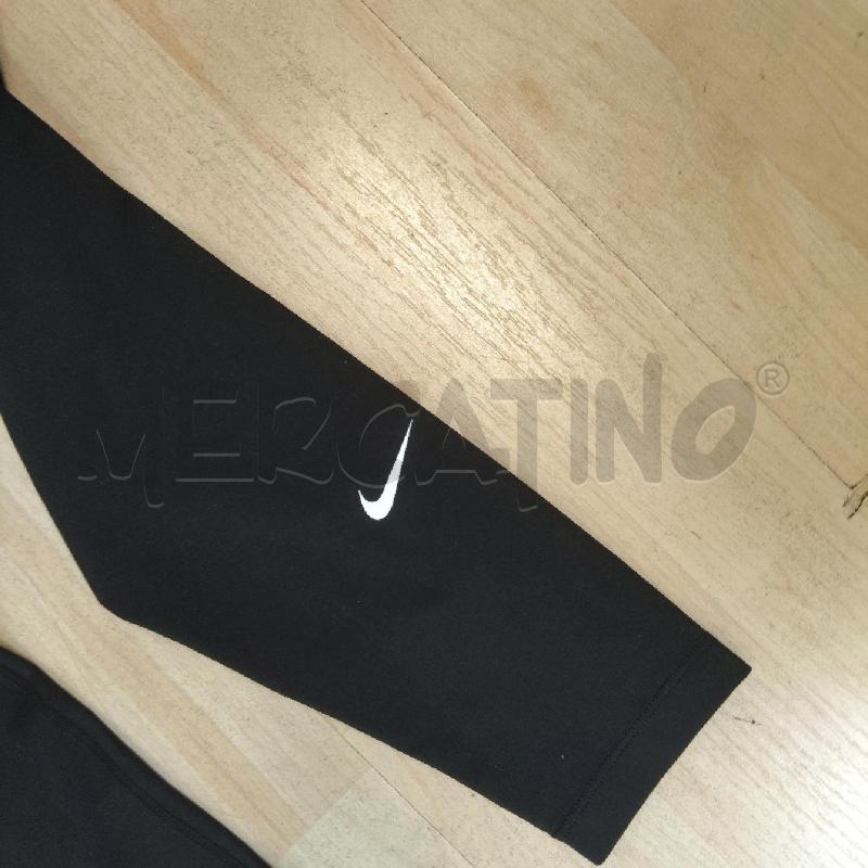 LEGGINGS DONNA NIKE NERI BAFFO BIANCO  | Mercatino dell'Usato Domodossola 2