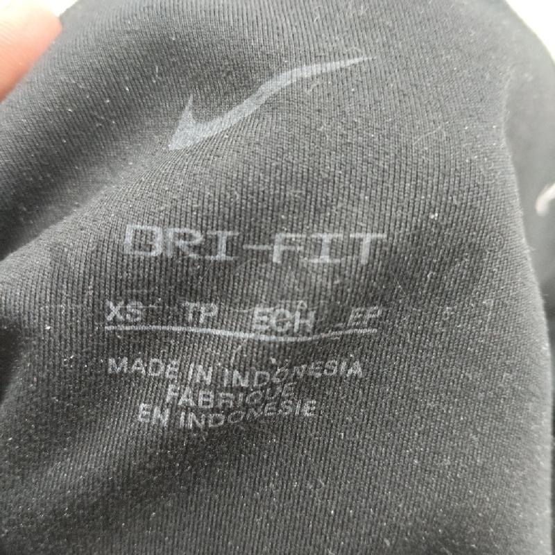 LEGGINGS DONNA NIKE NERI BAFFO BIANCO  | Mercatino dell'Usato Domodossola 3