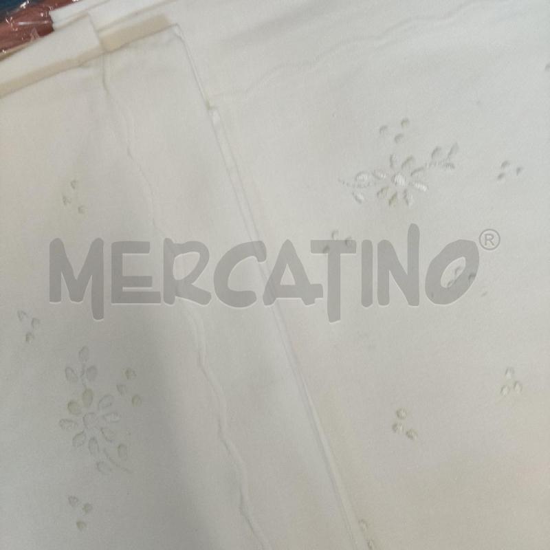 LENZUOLO MATRIMONIALE 2 FEDERE RICAMO ANDORRA | Mercatino dell'Usato Domodossola 2