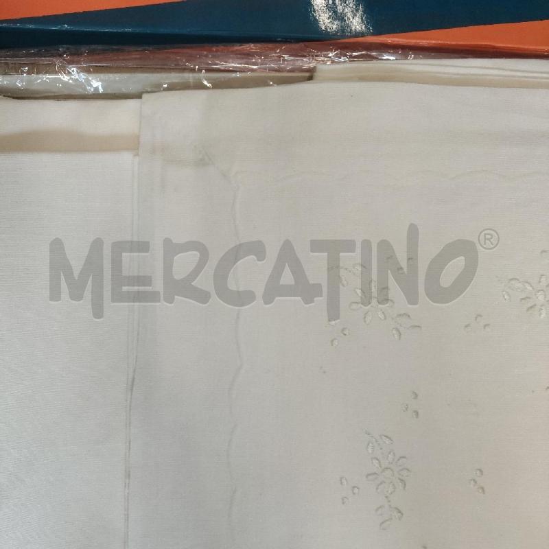 LENZUOLO MATRIMONIALE 2 FEDERE RICAMO ANDORRA | Mercatino dell'Usato Domodossola 3
