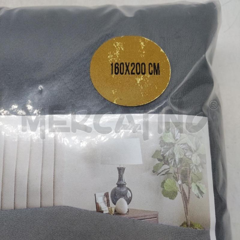 LENZUOLO MATRIMONIALE ANGOLI GRIGIO 160X200 | Mercatino dell'Usato Domodossola 2
