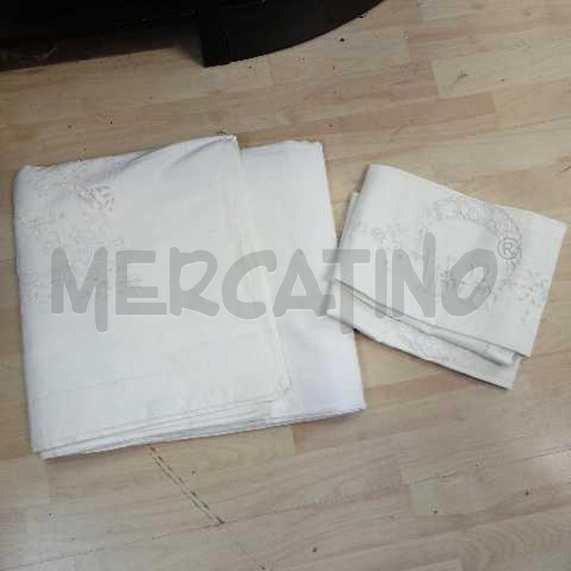 LENZUOLO MATRIMONIALE CON FERDE LETTERE RICAMO  | Mercatino dell'Usato Domodossola 1