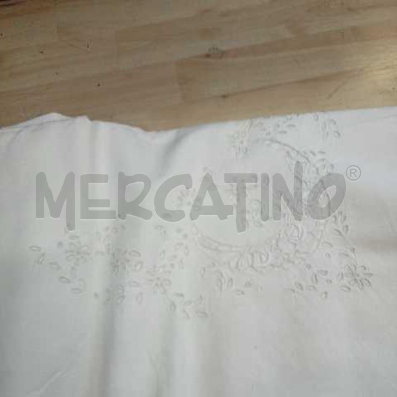 LENZUOLO MATRIMONIALE CON FERDE LETTERE RICAMO  | Mercatino dell'Usato Domodossola 3