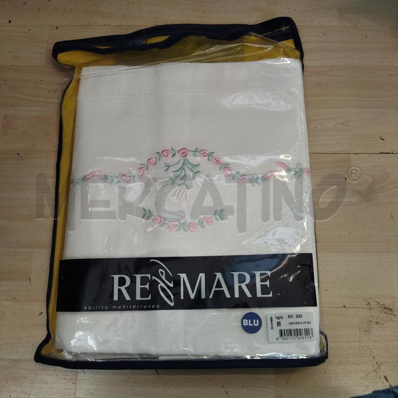 LENZUOLO MATRIMONIALE+FEDERE RICAMO FIORI ROSA | Mercatino dell'Usato Domodossola 1