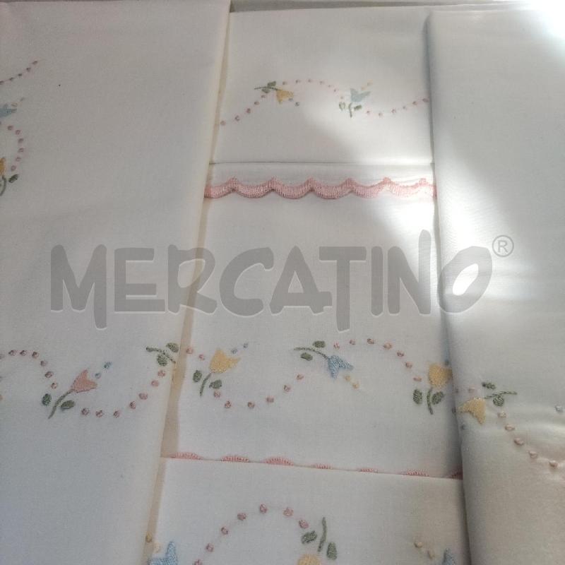 LENZUOLO MATRIMONIALE RICAMATO  | Mercatino dell'Usato Domodossola 2