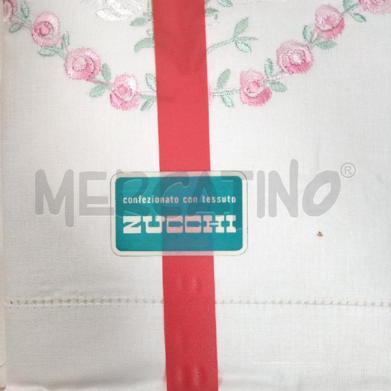 LENZUOLO MATRIMONIALE RICAMO FIORELLINI ROSA CASA BELLA | Mercatino dell'Usato Domodossola 4