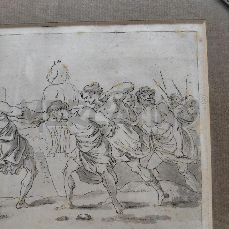 LITOGRAFIA ACQUARELLATA LOUIS CARRACHE AU PALAIS FAVI  | Mercatino dell'Usato Domodossola 2