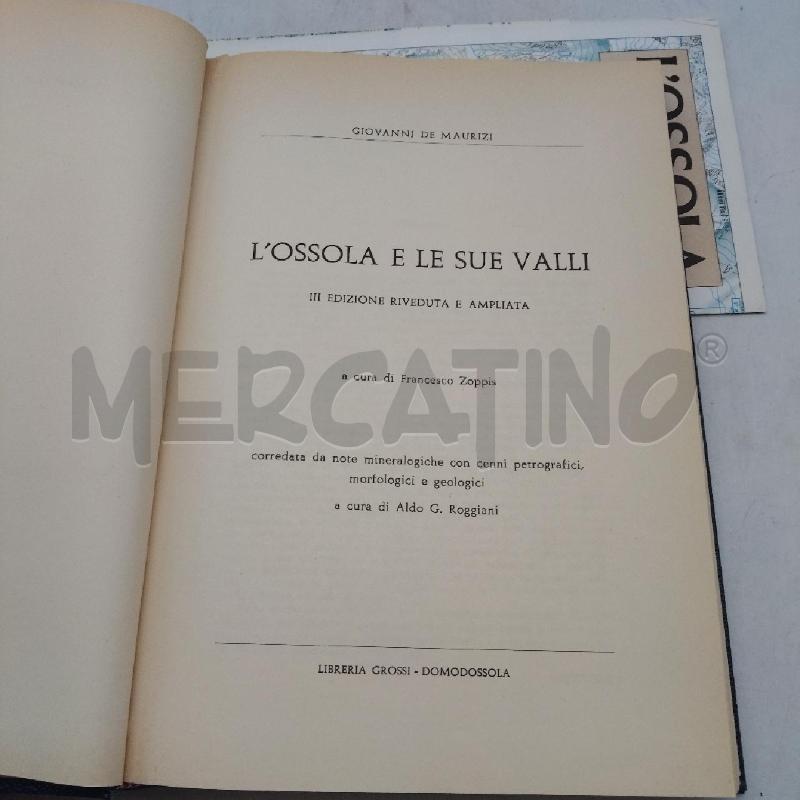 L'OSSOLA E LE SUE VALLI FRANCESCO ZOPPIS  | Mercatino dell'Usato Domodossola 2