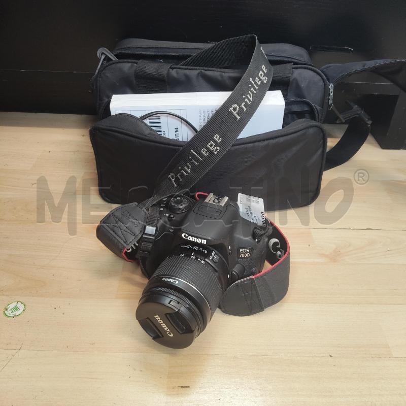 MACCHINA FOTOGRAFICA CANON EOS700D BORSA | Mercatino dell'Usato Domodossola 1