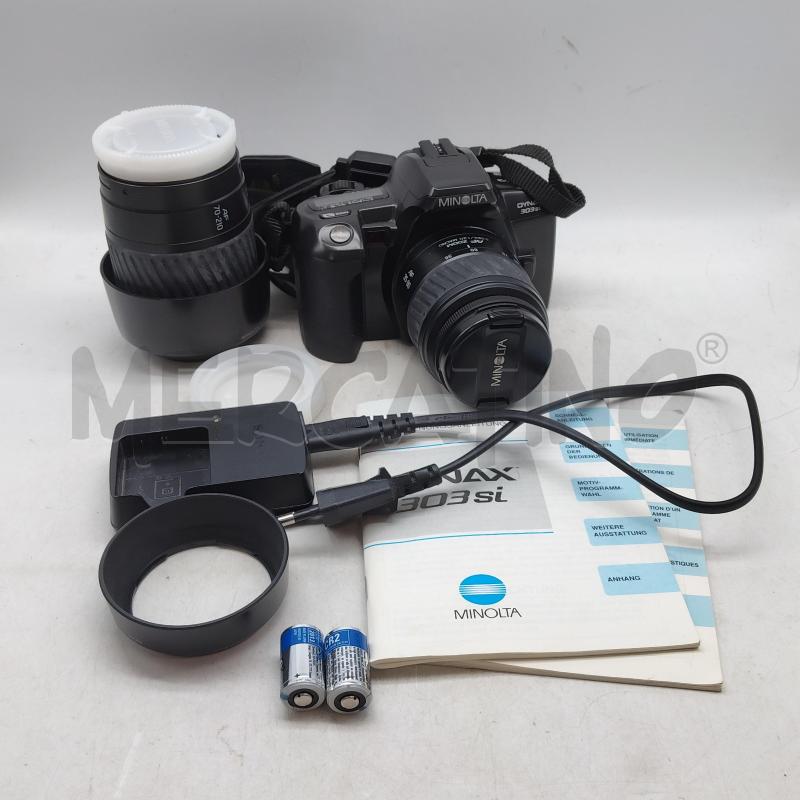 MACCHINA FOTOGRAFICA MINOLTA CON ACCESSORI  | Mercatino dell'Usato Domodossola 1