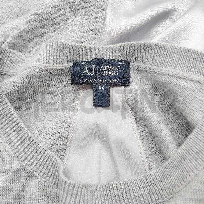 MAGLIA DONNA ARMANI GRIGIA 44 | Mercatino dell'Usato Domodossola 4