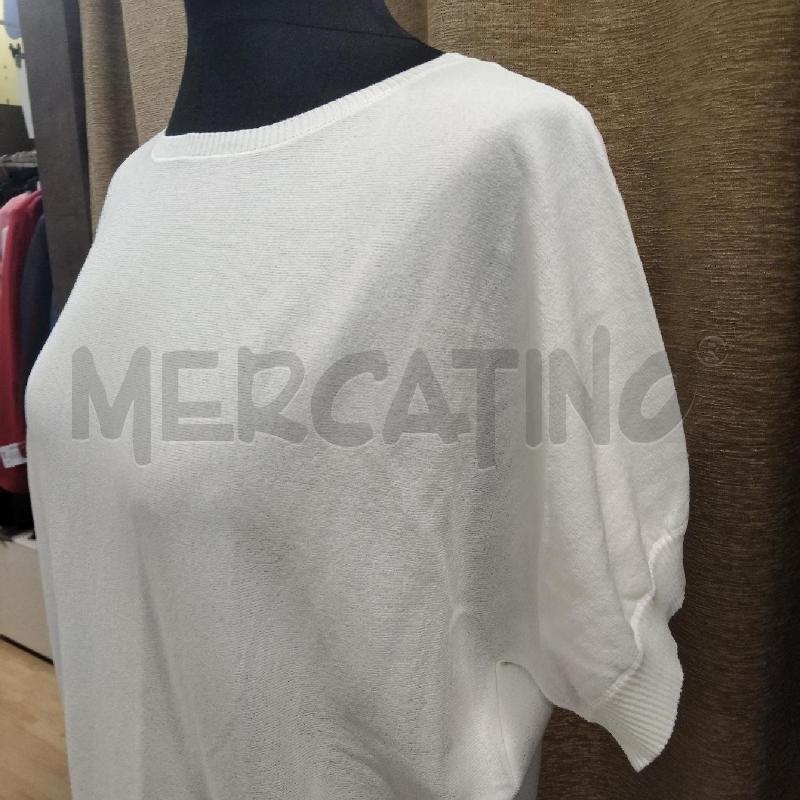 MAGLIA DONNA BIANCA FIORELLA RUBINO | Mercatino dell'Usato Domodossola 3