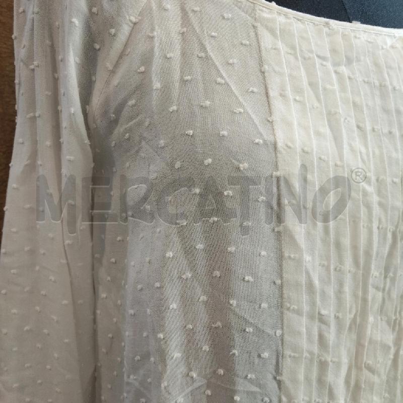 MAGLIA DONNA BIANCA MANILA GRACE PALLINI IN RILIEVO  | Mercatino dell'Usato Domodossola 3