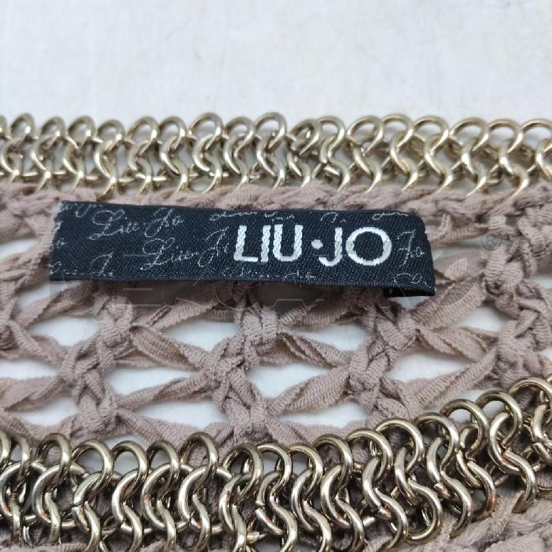 MAGLIA DONNA LIU JO TRAFORATA BEIGE COLLANA SCOLLO BARCA | Mercatino dell'Usato Domodossola 3