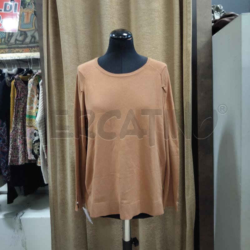 MAGLIA DONNA MARRONE FIORELLA RUBINO | Mercatino dell'Usato Domodossola 1
