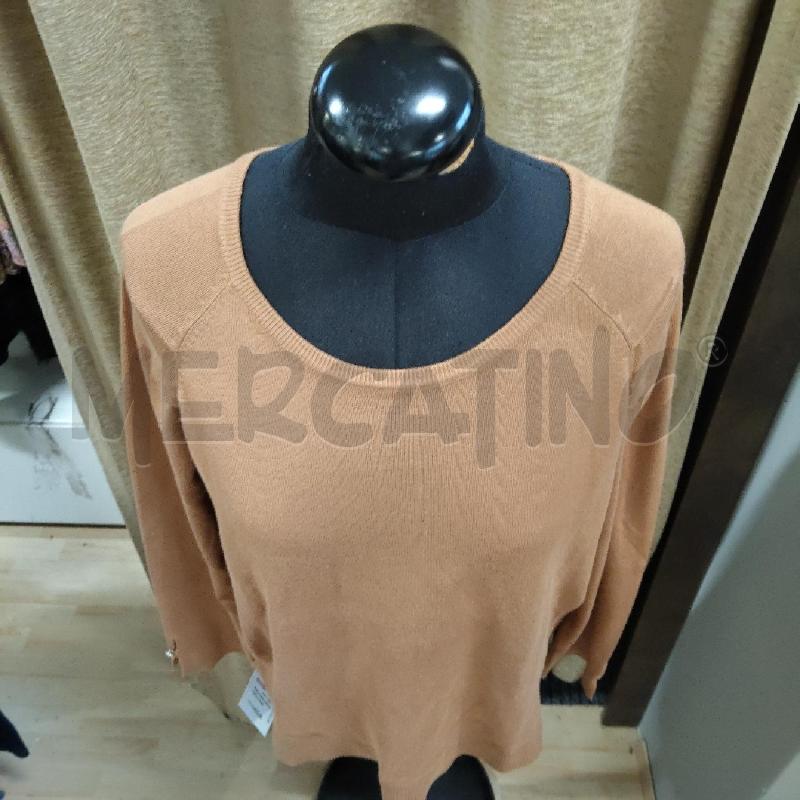 MAGLIA DONNA MARRONE FIORELLA RUBINO | Mercatino dell'Usato Domodossola 2