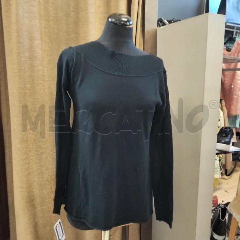 MAGLIA DONNA NERA PARTE PIZZO SCHIENA TWIN SET | Mercatino dell'Usato Domodossola 1