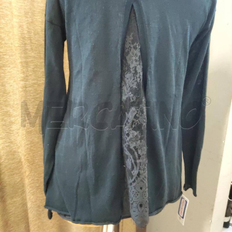 MAGLIA DONNA NERA PARTE PIZZO SCHIENA TWIN SET | Mercatino dell'Usato Domodossola 4