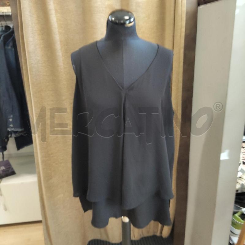 MAGLIA DONNA NERA SMANICATA FIORELLA RUBINO  | Mercatino dell'Usato Domodossola 1