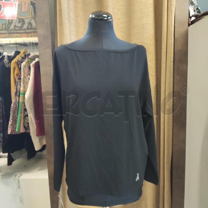MAGLIA DONNA PATRIZIA PEPE NERA 3TRASPARENTE DIETRO | Mercatino dell'Usato Domodossola 1