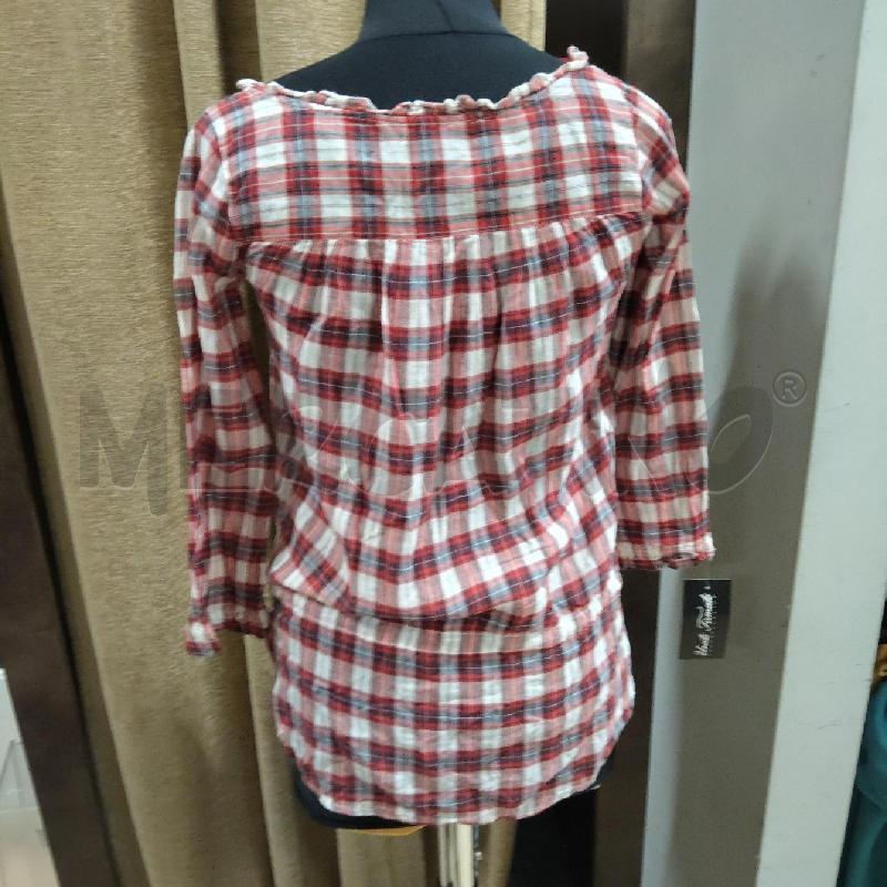 MAGLIA DONNA PATRIZIA PEPE SCOZZESE ROSSA BLU  | Mercatino dell'Usato Domodossola 2