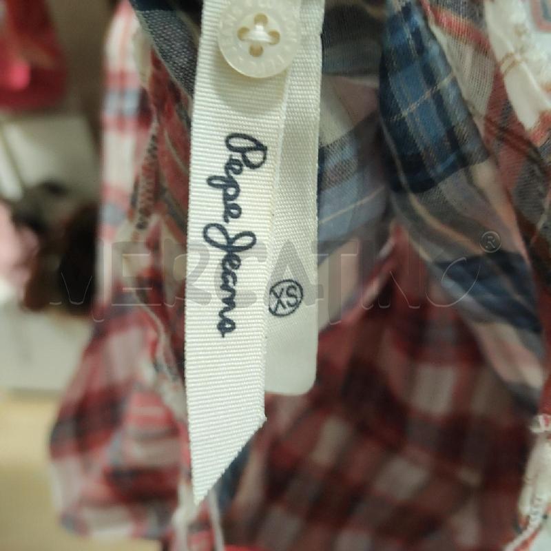 MAGLIA DONNA PATRIZIA PEPE SCOZZESE ROSSA BLU  | Mercatino dell'Usato Domodossola 3