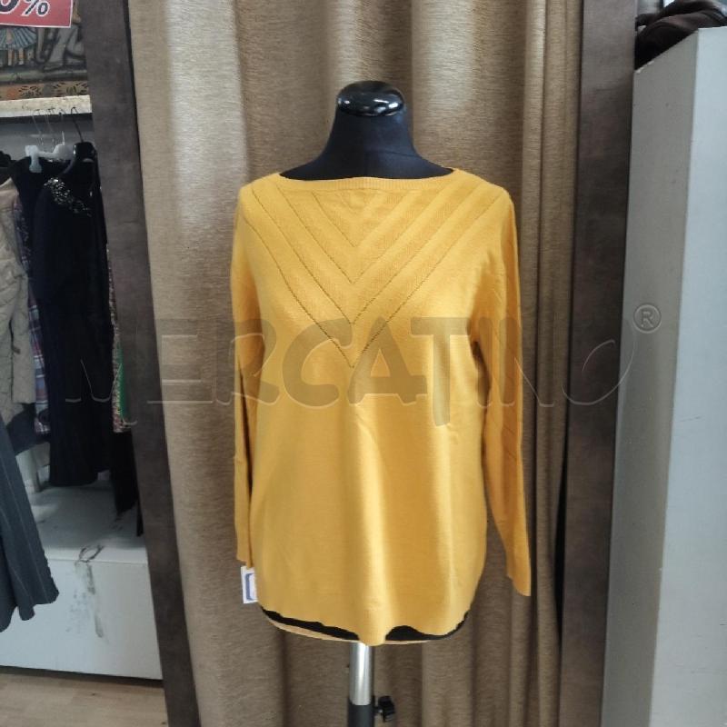 MAGLIA DONNA SENAPE FIORELLA RUBINO | Mercatino dell'Usato Domodossola 1