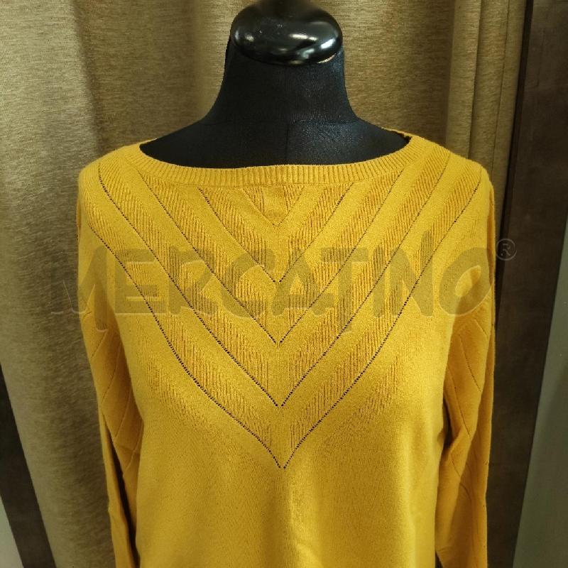 MAGLIA DONNA SENAPE FIORELLA RUBINO | Mercatino dell'Usato Domodossola 2