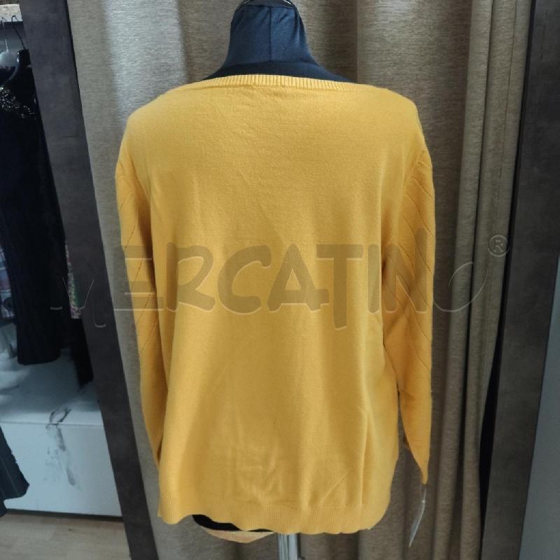 MAGLIA DONNA SENAPE FIORELLA RUBINO | Mercatino dell'Usato Domodossola 3