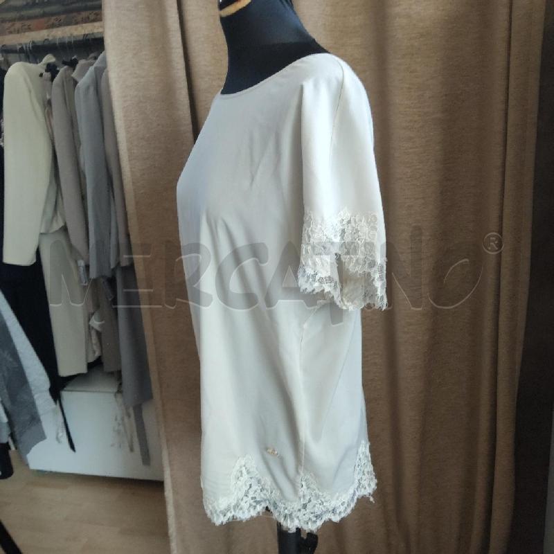 MAGLIA DONNA TWIN SET BEIGE PIZZO MAICHE  | Mercatino dell'Usato Domodossola 2