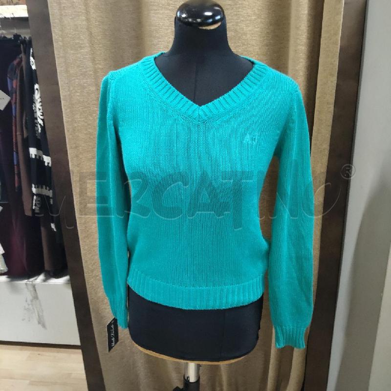 MAGLIA DONNA VERDE ARMANI JEANS  | Mercatino dell'Usato Domodossola 1