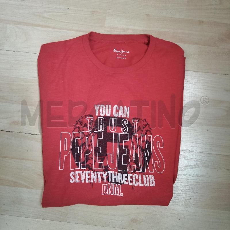 MAGLIA UOMO PEPE JEANS M.L. ROSSA  | Mercatino dell'Usato Domodossola 1