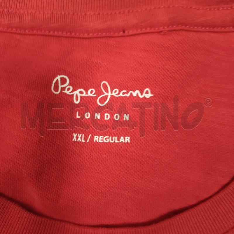 MAGLIA UOMO PEPE JEANS M.L. ROSSA  | Mercatino dell'Usato Domodossola 3