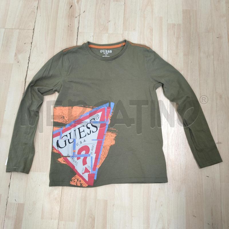 MAGLIETTA BAMBINO VERDE GUESS | Mercatino dell'Usato Domodossola 1