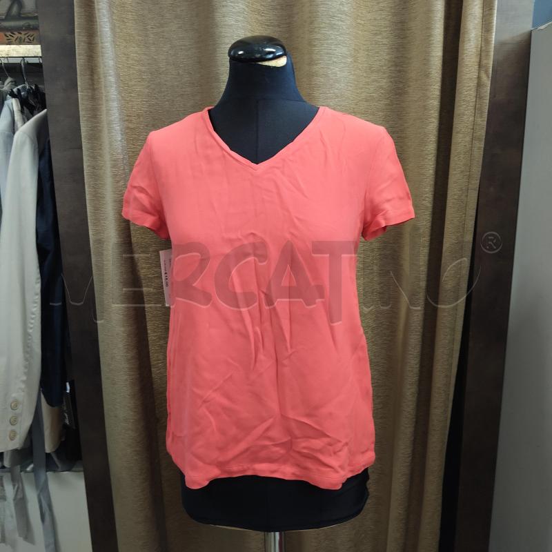 MAGLIETTA DONNA M.C. SALMONE CERNIERA DIETRO ARMANI JEANS | Mercatino dell'Usato Domodossola 1
