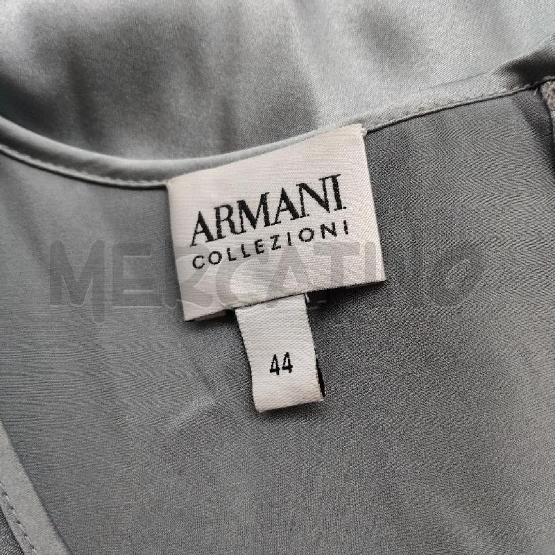 MAGLIETTA DONNA M.L. GRIGIA SETA BOTTONE DIETRO ARMANI  | Mercatino dell'Usato Domodossola 3