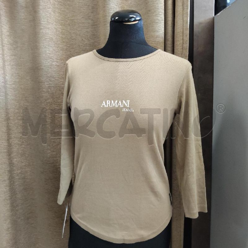MAGLIETTA DONNA M.L. MARRONE ARMANI JEANS | Mercatino dell'Usato Domodossola 3