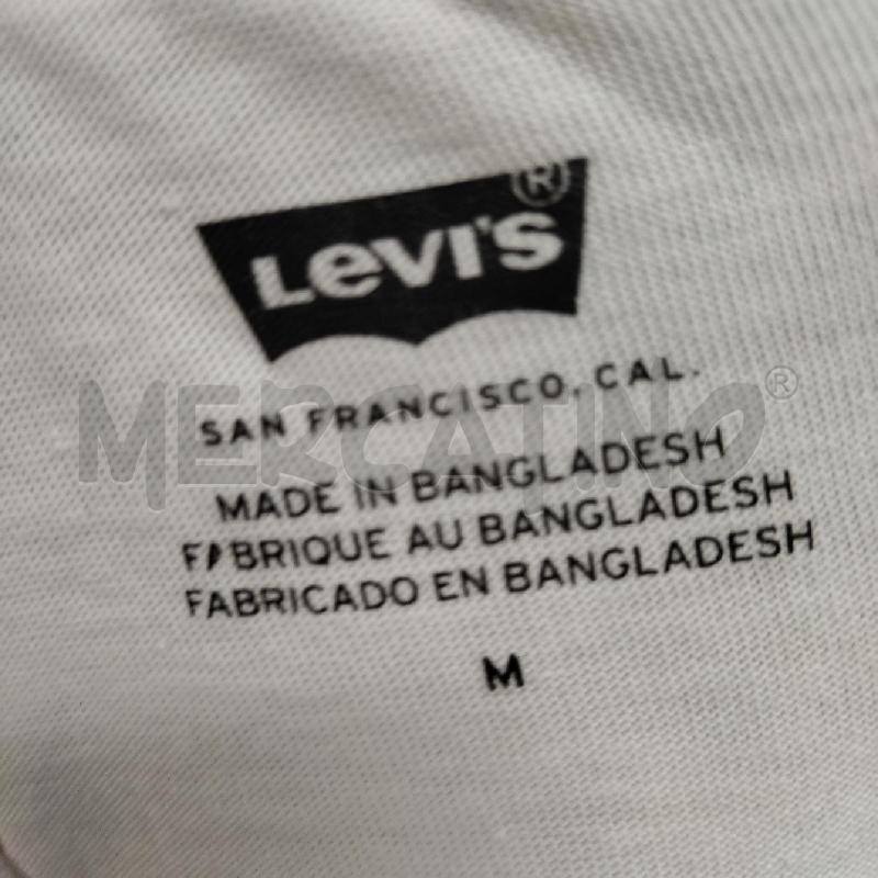 MAGLIETTA UOMO M.L. BIANCA LEVI'S  | Mercatino dell'Usato Domodossola 3
