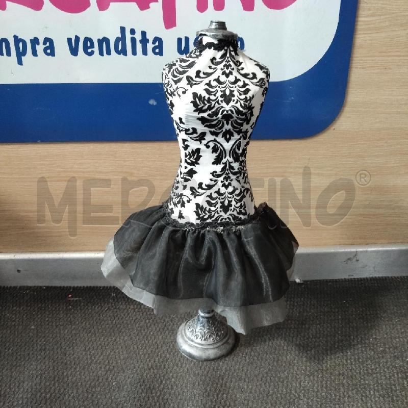 MANICHINO PICCOLO BIANCO NERO  | Mercatino dell'Usato Domodossola 1