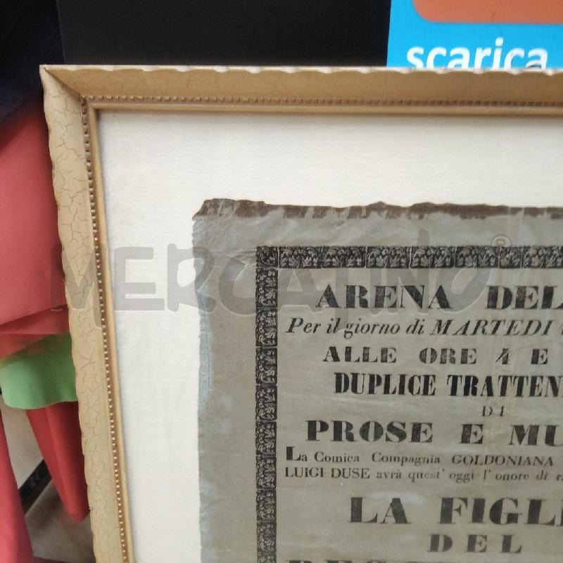 MANIFESTO TEATRALE LA FIGLIA DEL REGGIMENTO  | Mercatino dell'Usato Domodossola 3