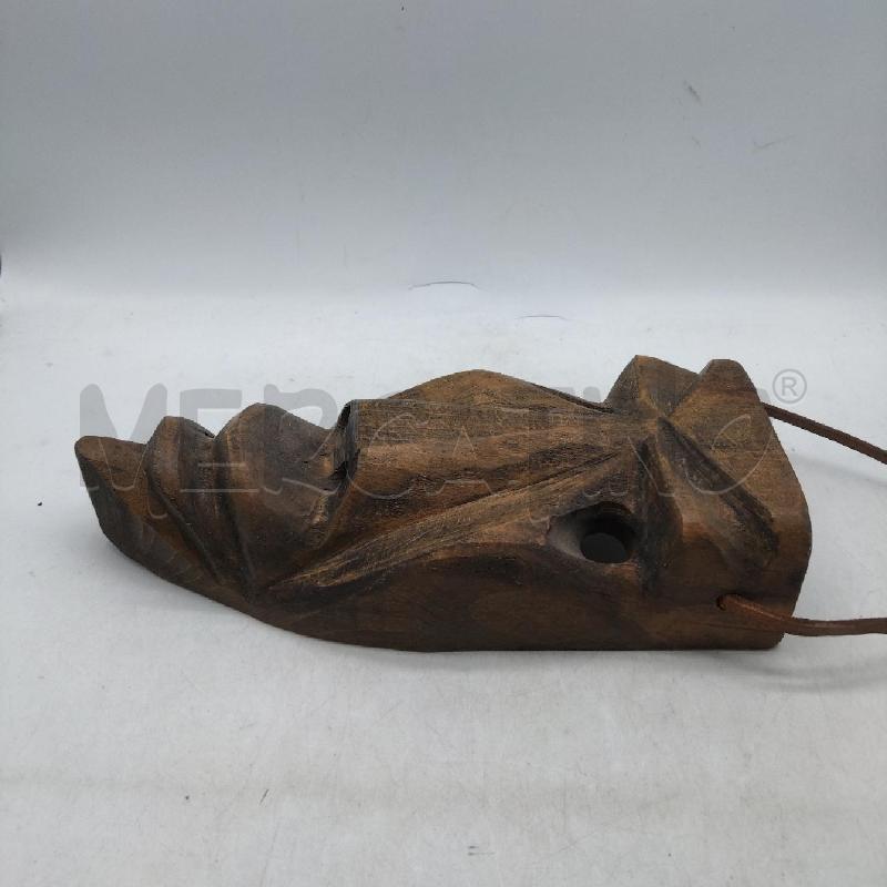 MASCHERA LEGNO DA APPENDERE  | Mercatino dell'Usato Domodossola 3