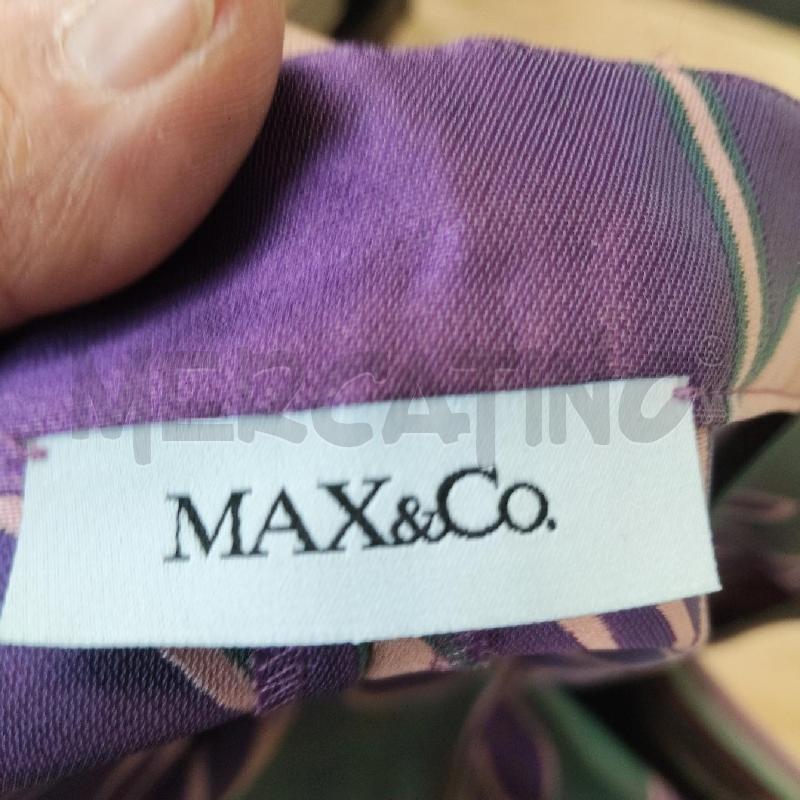 MINIGONNA VIOLA FIORI ROSA MAX&CO | Mercatino dell'Usato Domodossola 4