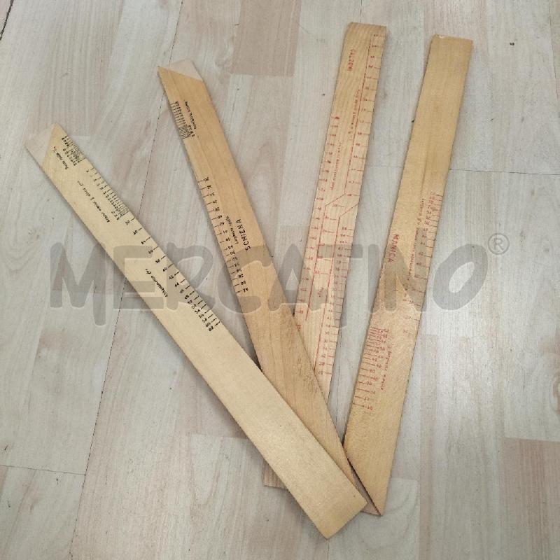MISURATORE DA SARTA IN LEGNO PZ 4 | Mercatino dell'Usato Domodossola 1